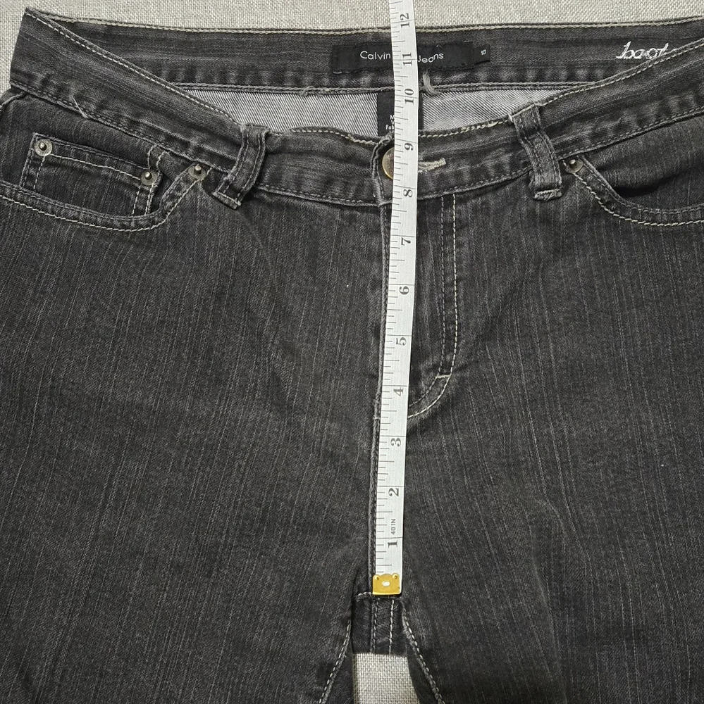 Calvin Klein Vintage Y2K Black Bootcut Jeans Size 10